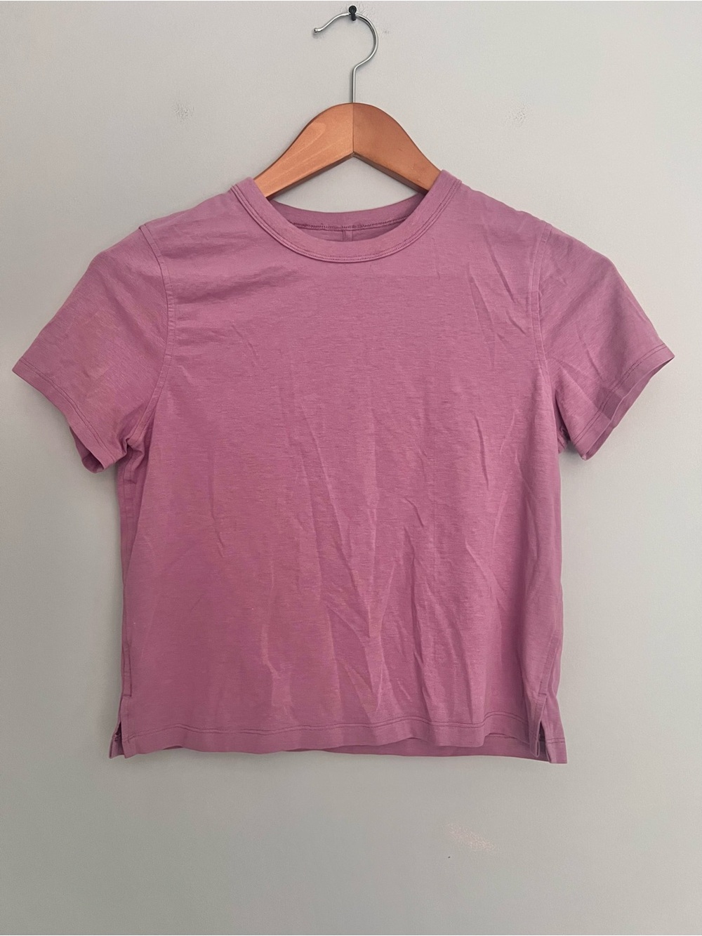 Lululemon Classic-Fit Cotton-Blend T- Shirt
Velvet Dust Size 2-4
